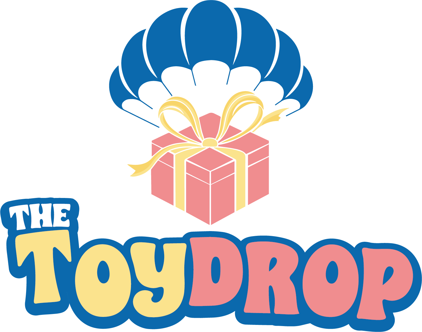 The Toy Drop logo — parachute dropping a gift box
